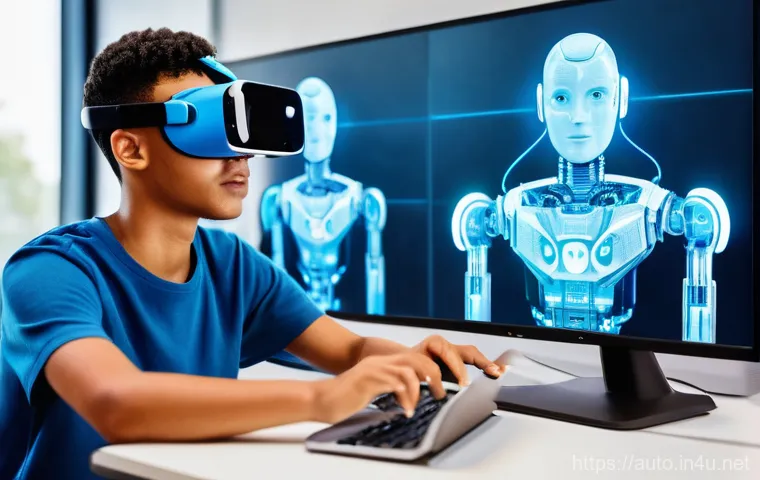 공장자동화로 인한 직업 변화 - **Prompt:** A diverse group of people engaging in activities that highlight human-centric skills. In...