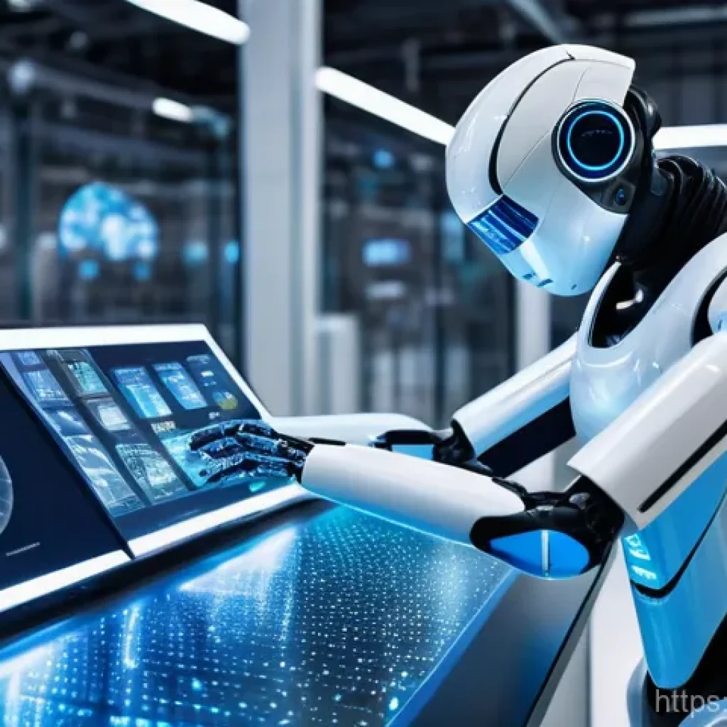 공장자동화 엔지니어링 트렌드 - **Prompt for Intelligent Automation / Physical AI:**
    A futuristic, brightly lit smart factory fl...