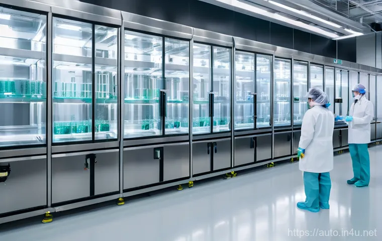 공장자동화 기술의 글로벌 트렌드 - A brightly lit, ultra-modern smart factory floor with advanced robotic arms and collaborative robots... 공장자동화 기술의 글로벌 트렌드 - A brightly lit, ultra-modern smart factory floor with advanced robotic arms and collaborative robots...