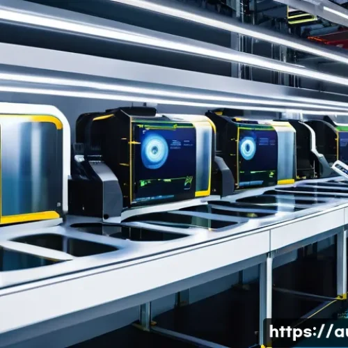 Home 11 공장자동화 엔지니어의 경력 개발 - **Image Prompt 1: The Modern AI-Powered Smart Factory**
* **Prompt:** A wide-angle, futuristic...